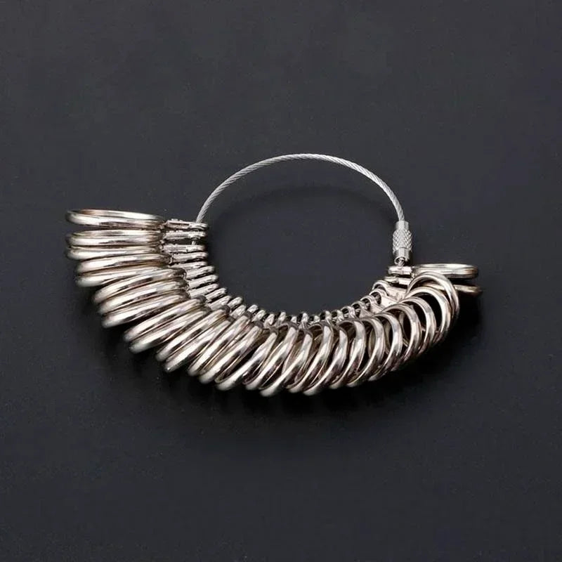 Metal Ring Sizer Gauge Mandrel Tool For Jewelry Making