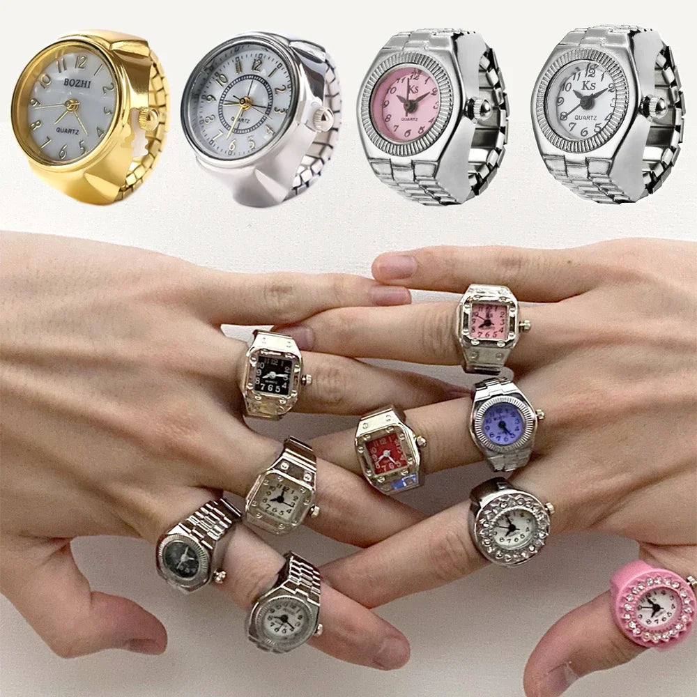 Quartz Finger Ring Watch Gift