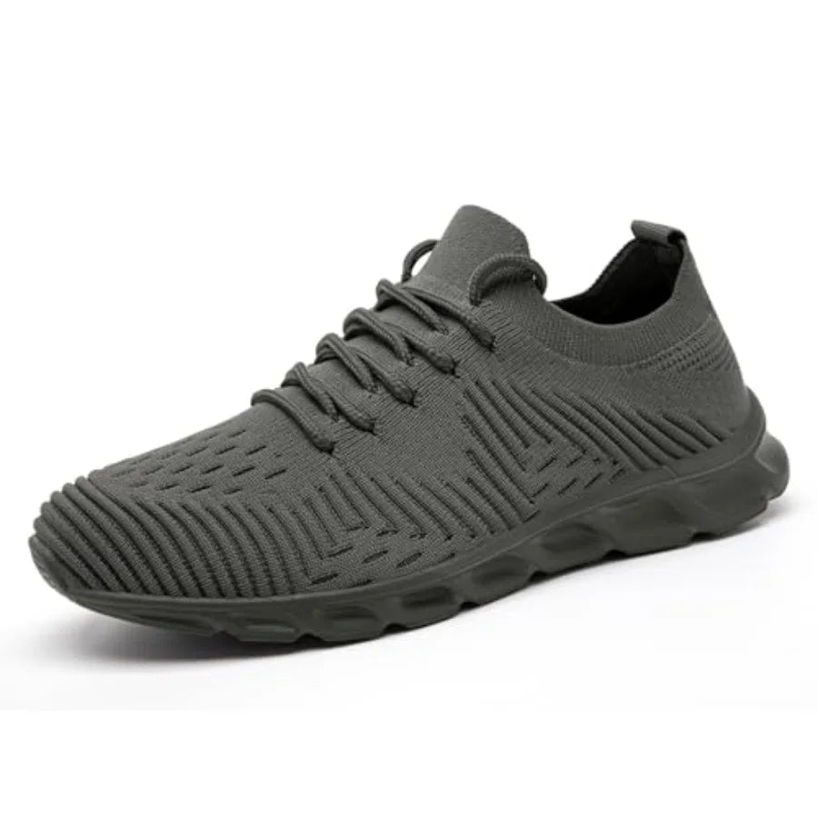 Men's Running Shoes Non Slip Lightweight Breathable Mesh Athletic Sneaker