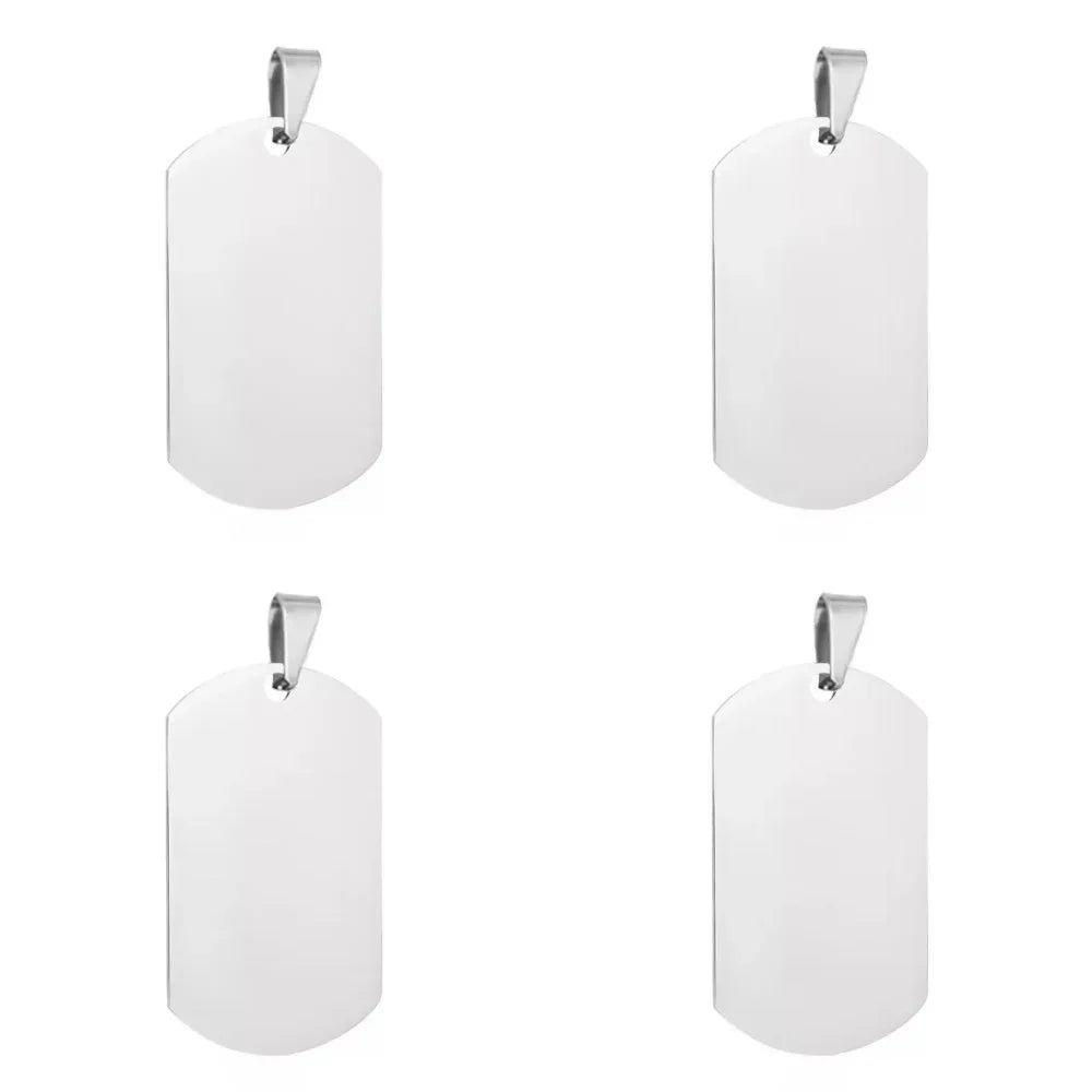 Nonecn Stainless Steel Pet Dog Pendant Minimalist Jewelry