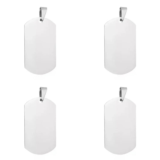 Nonecn Stainless Steel Pet Dog Pendant Minimalist Jewelry