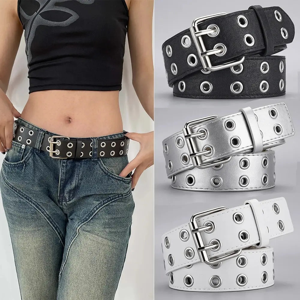 Belt With Double Hole Design