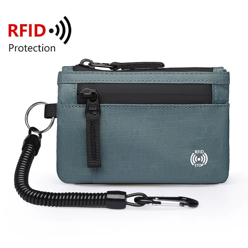 RFID Wallet Card Holder Mini Coin Purse
