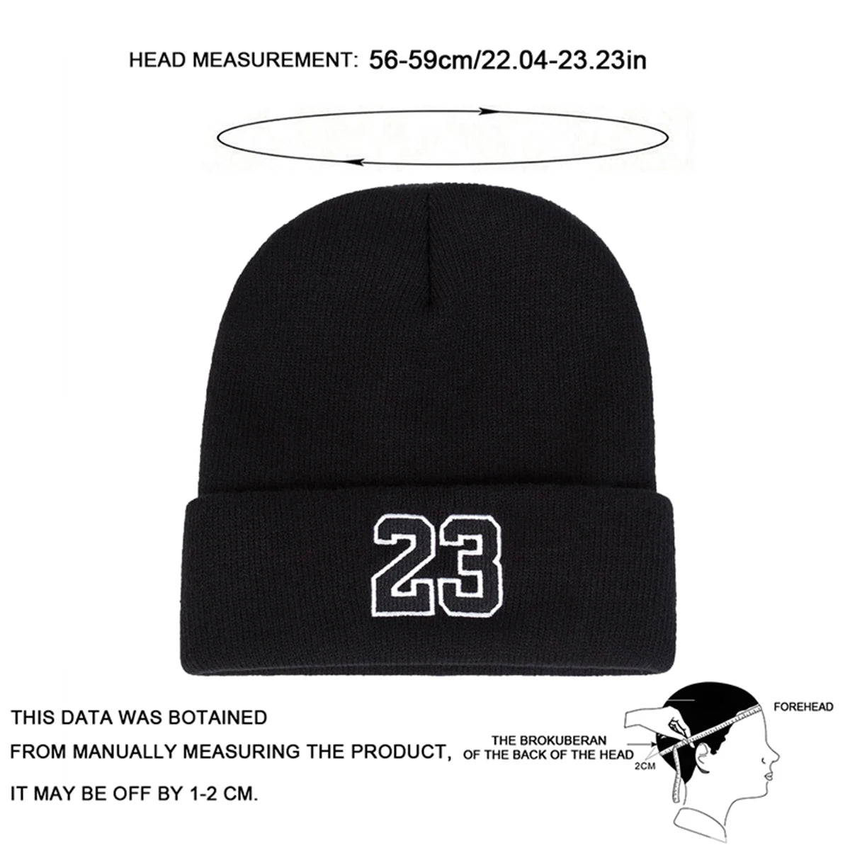 Beanie 23 Embroidered Hat Autumn Winter