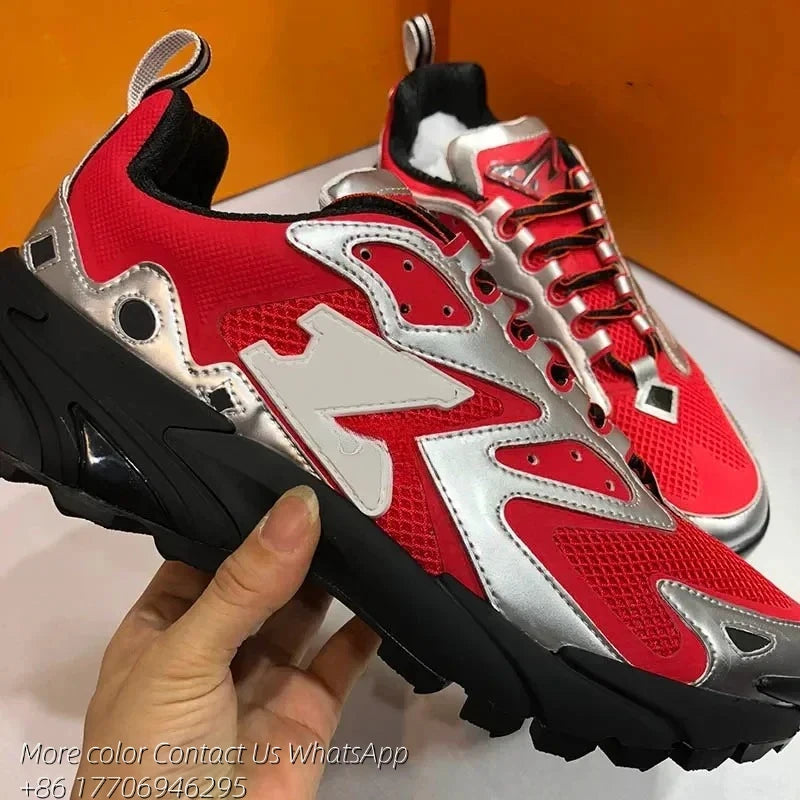 Men's Sneakers Leather Upper