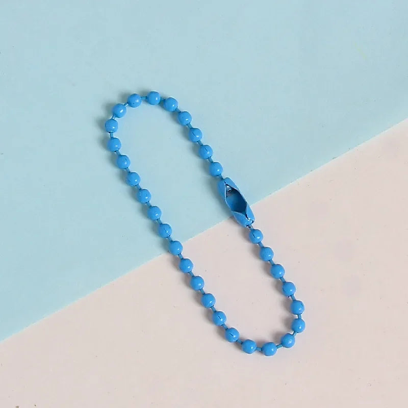 Metal Alloy Ball Bead Chains For Keychains And Jewelry Making