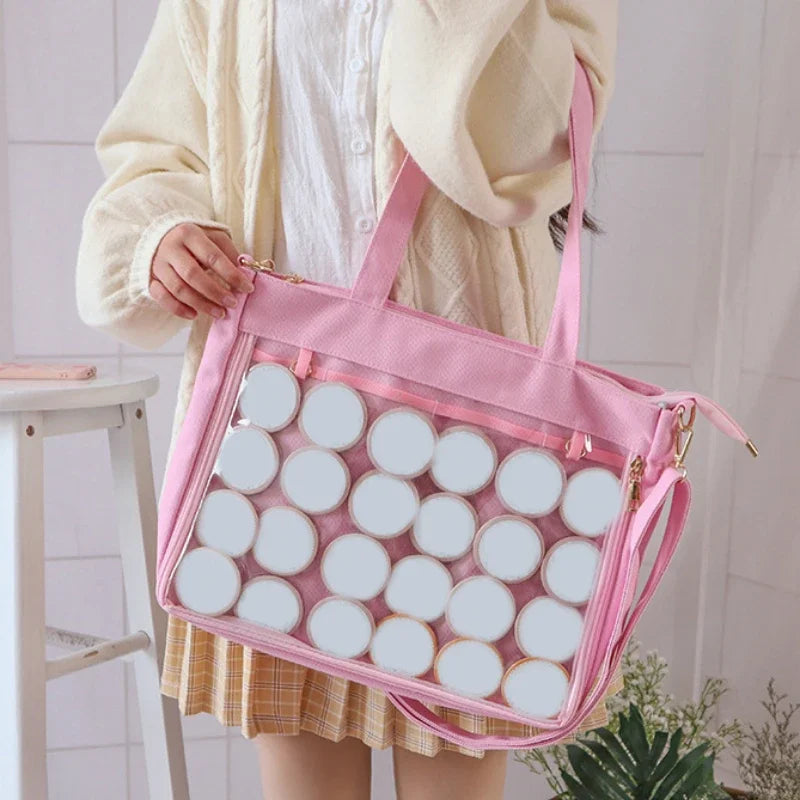 Purse with Transparent Tote