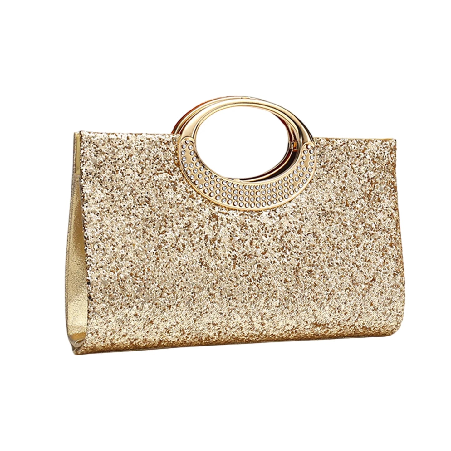 Clutch Rhinestone Embellished Velvet