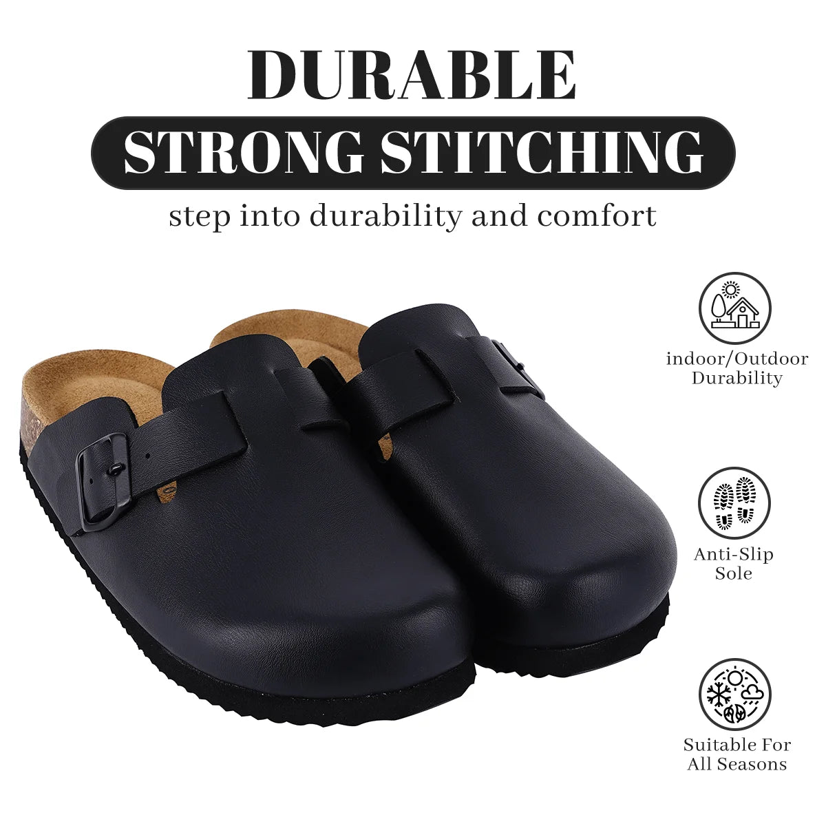 Slippers for Women Leather Clogs