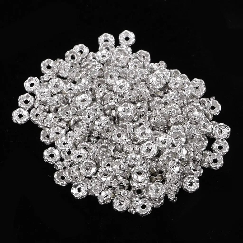 Crystal Rondelle Spacer Beads Jewelry Making 300 Pieces