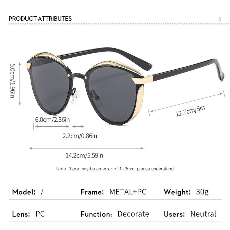 Polarized Cat Eye Sunglasses for Women UV400