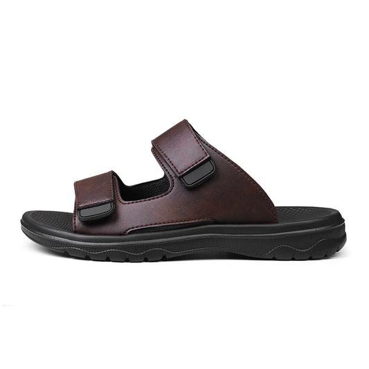 NONED Mens Classic PU Upper EVA Sole Casual Sandals