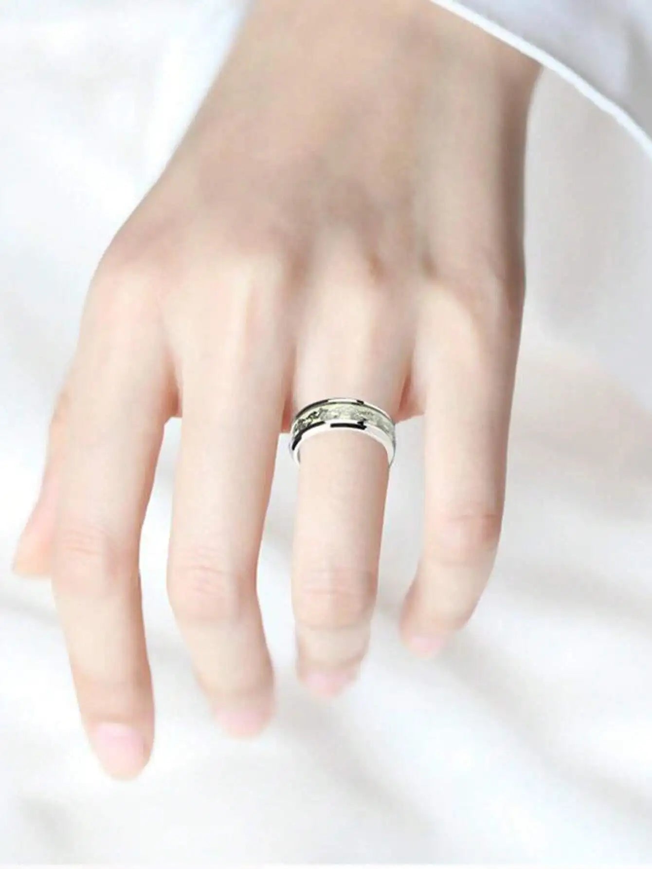 Dragon Pattern Stainless Steel Ring