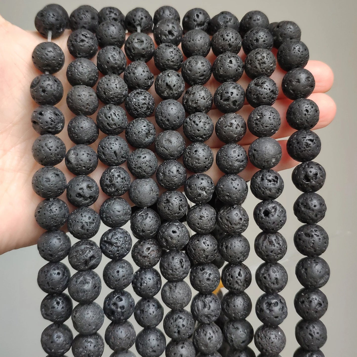 Natural Stone Round Beads Yooperlite Fire Sodalite Loose Spacer Beads