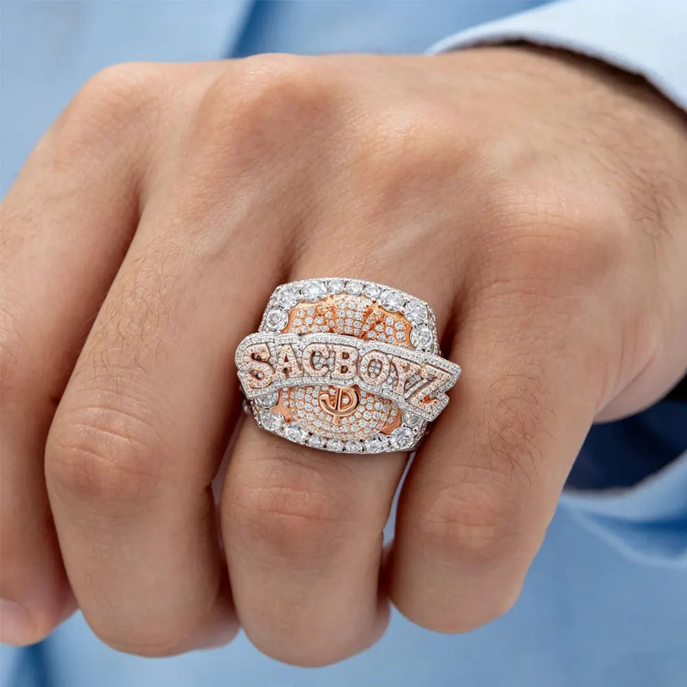 Zircon Letter Ring