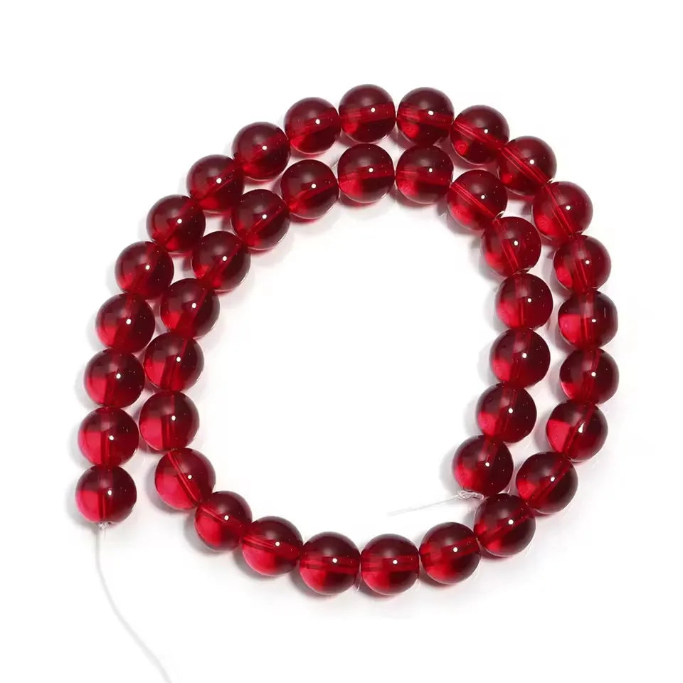 Glass Round Spacer Beads For Jewelry Making Charms And Accessories
