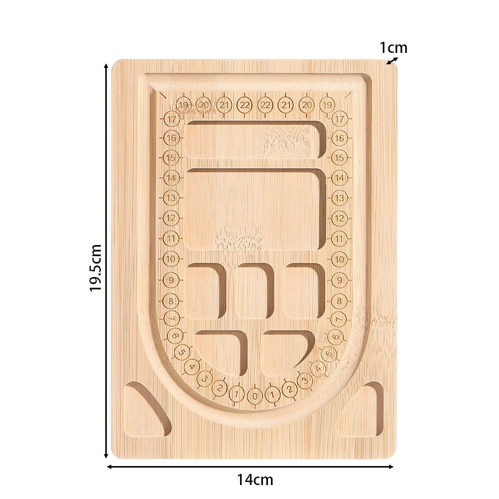 St.kunkka Wooden Flocked Beading Tray Jewelry Making Organizer 2030
