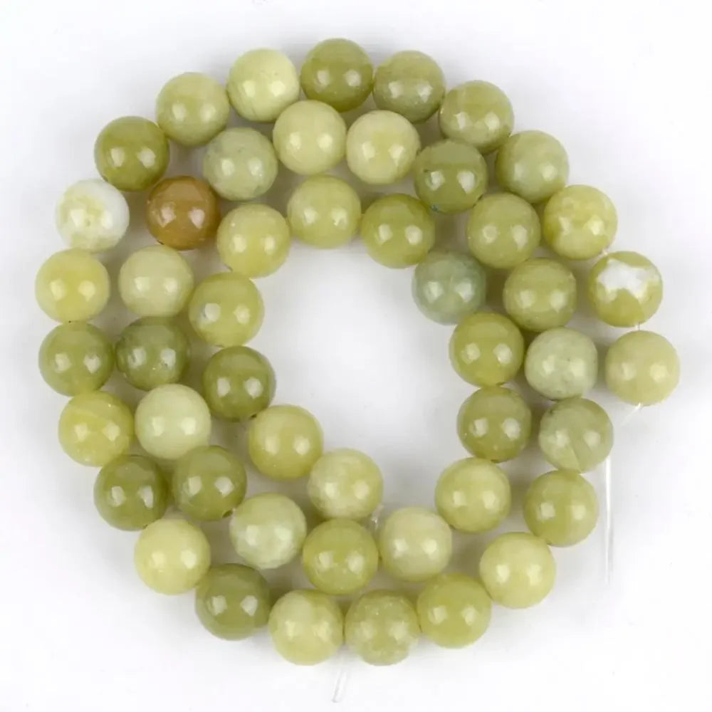 IYKWIM Natural Round Bead Mix Tiger Eye Amazonite Lava Turquoise