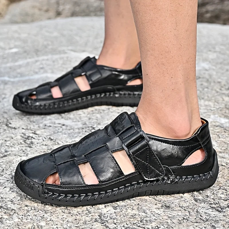 Mens Sport Sandals Closed Toe