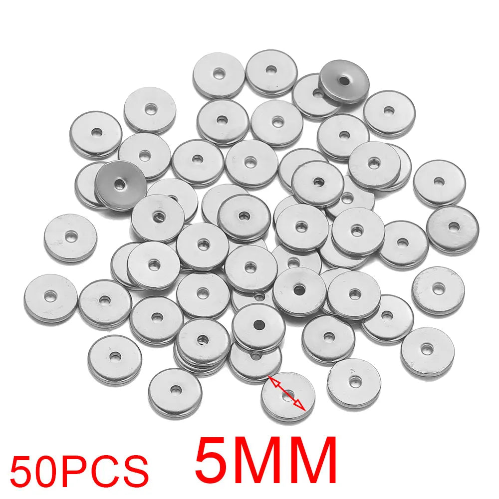 Alisaya Craft Gold Plated Stainless Steel Daisy Snowflake Spacer Beads