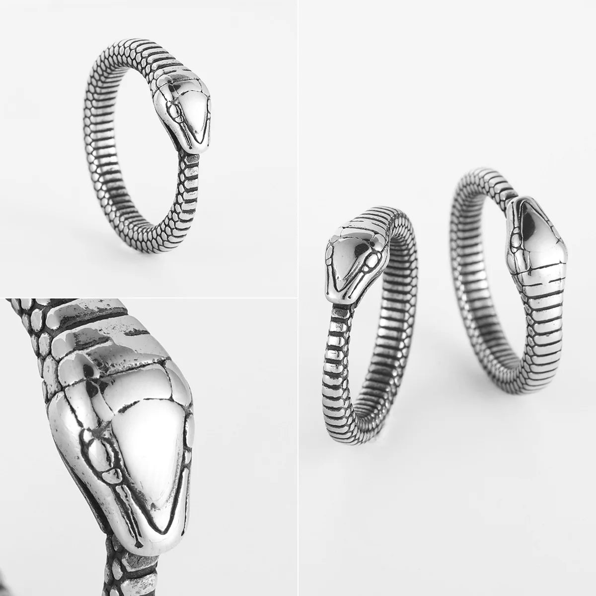 Ring  Stainless Steel Snake