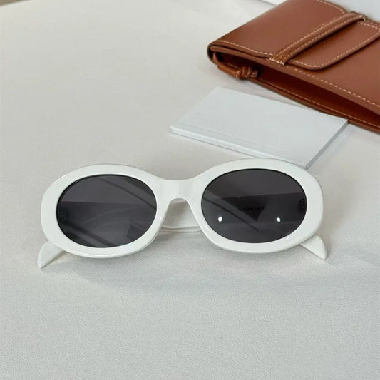 OLOEY Premium Acetate Oval Sunglasses For Women UV400 Protection