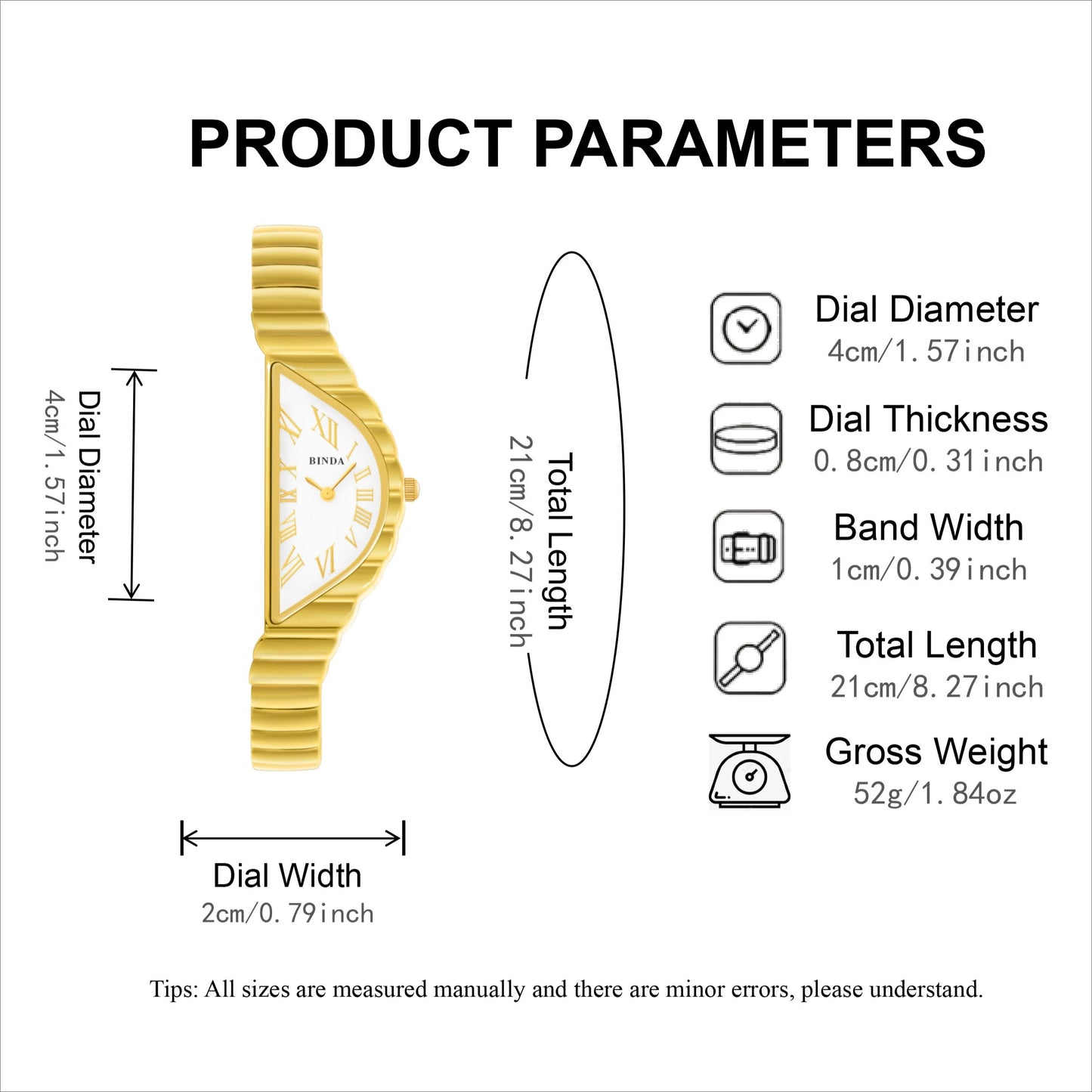 Quartz Watch 30M Water Resistant
