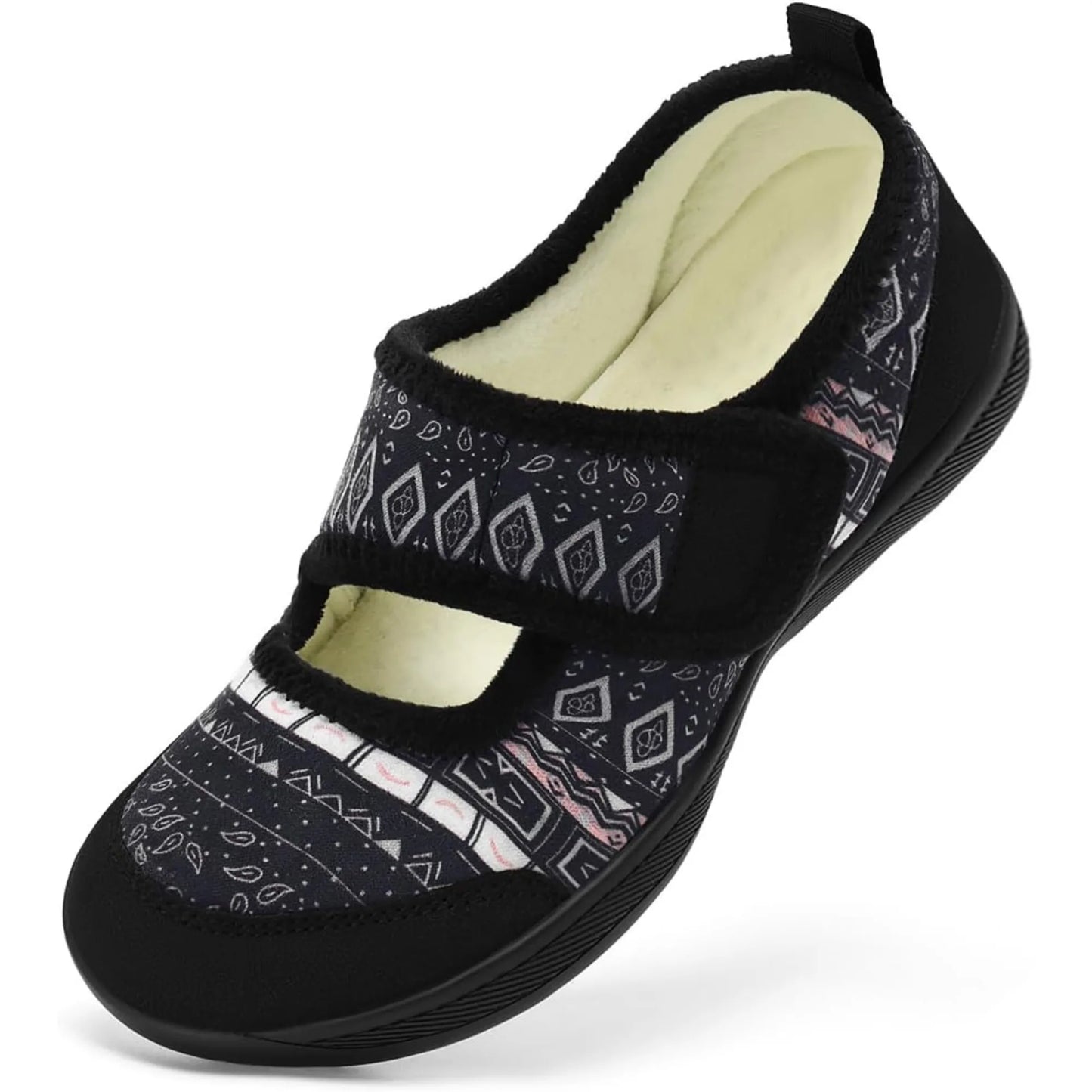 Womens Diabetic Slippers Wide Width Indoor Outdoor Shoes