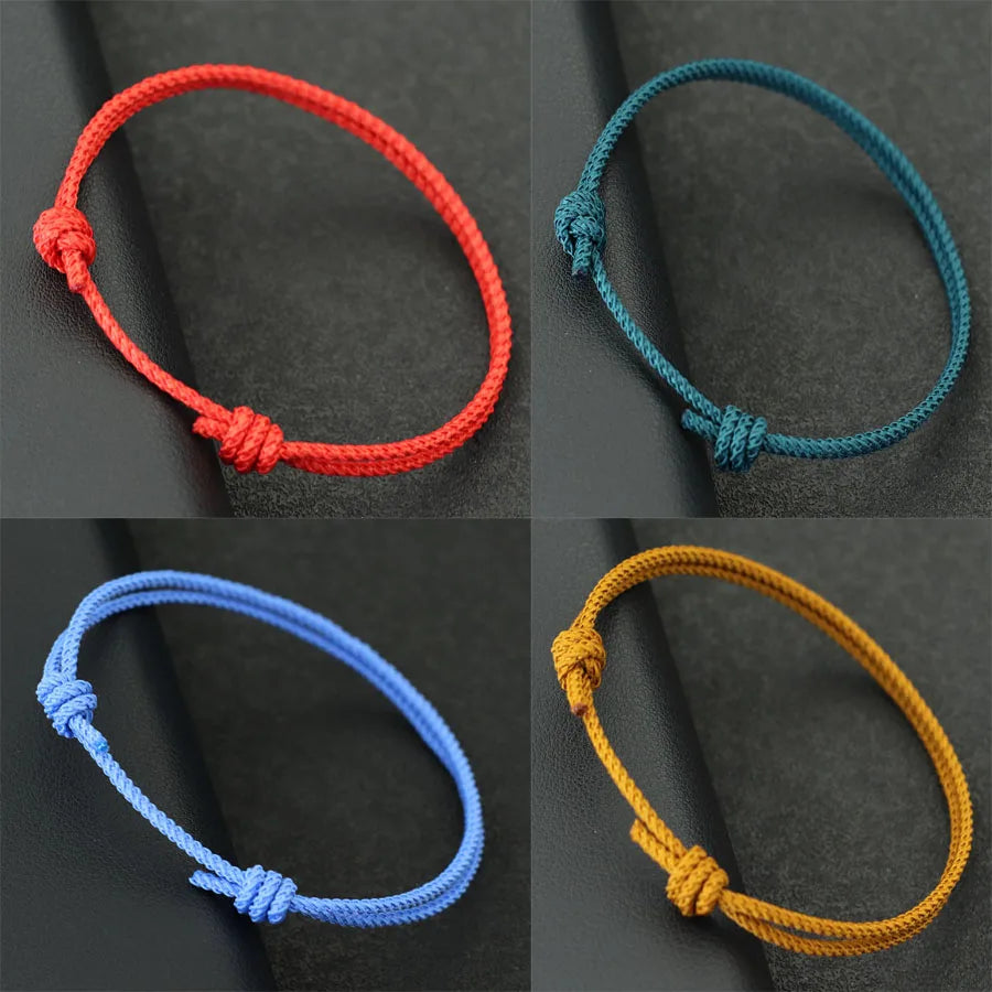 Rope Bracelet Minimalist Adjustable Friendship Jewelry