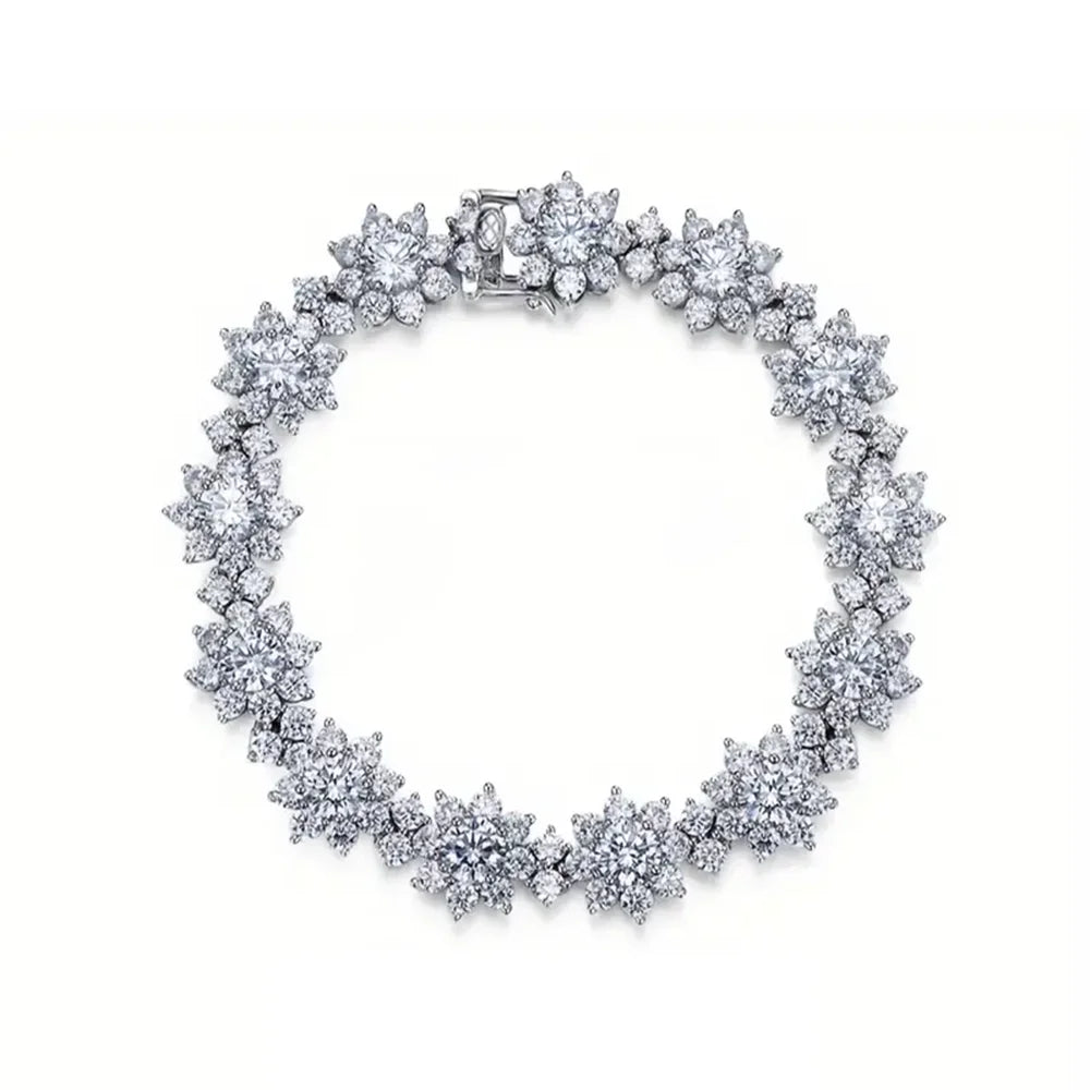 Bracelet 925 Silver Moissanite