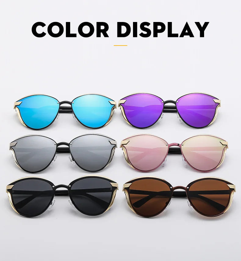 Polarized Cat Eye Sunglasses for Women UV400