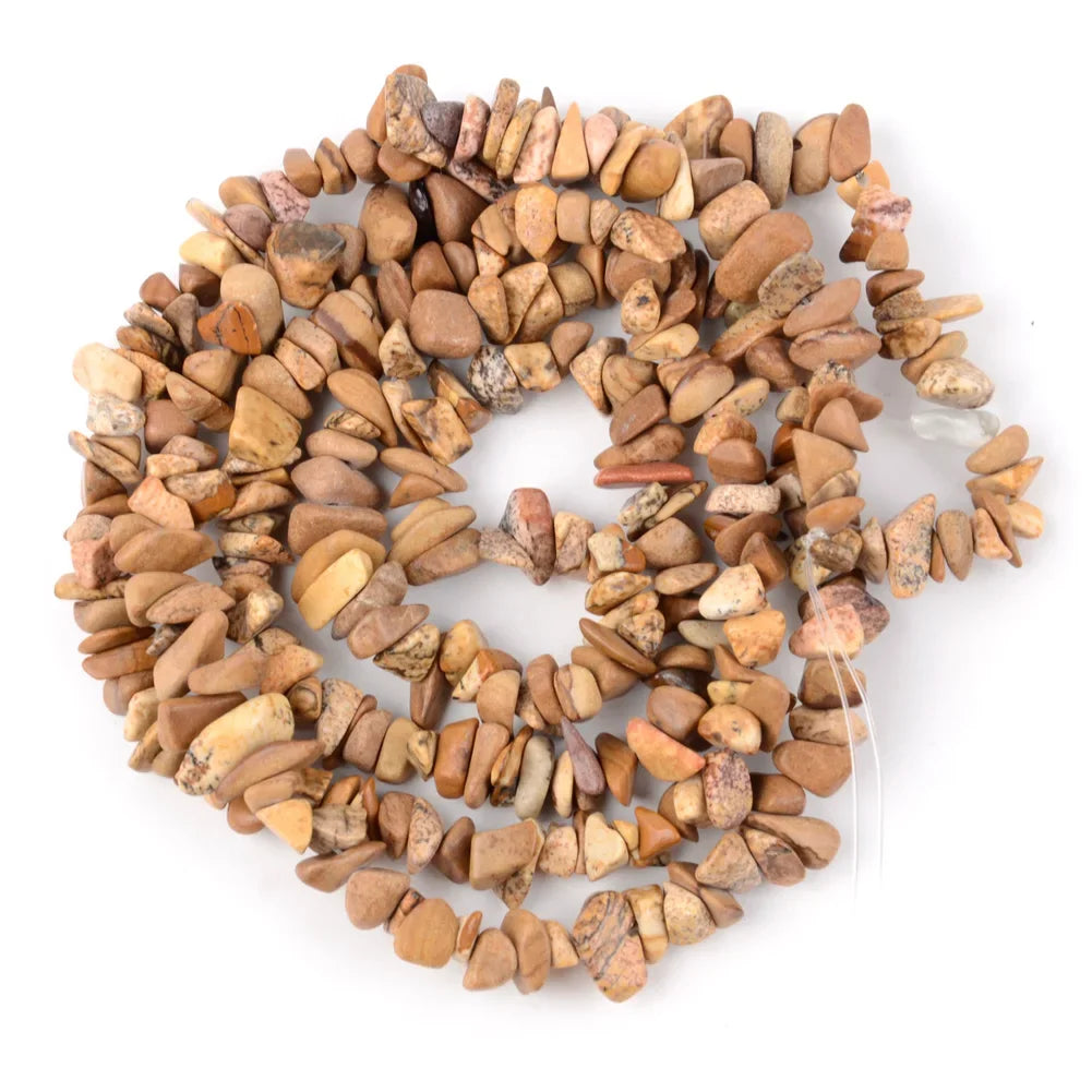 Natural Stone Chips Beads Irregular Gravel For Jewelry Making