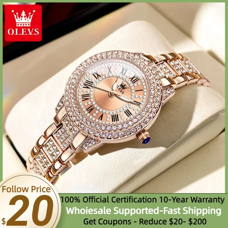 Watch Diamond 9943 Stainless Steel Waterproof Quartz