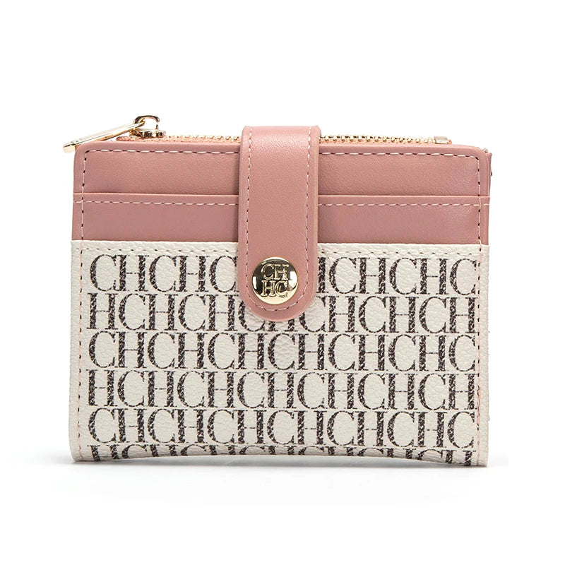 CHCHCN Fashion Classic Retro Wallet Card Holder Universal Letter Printed