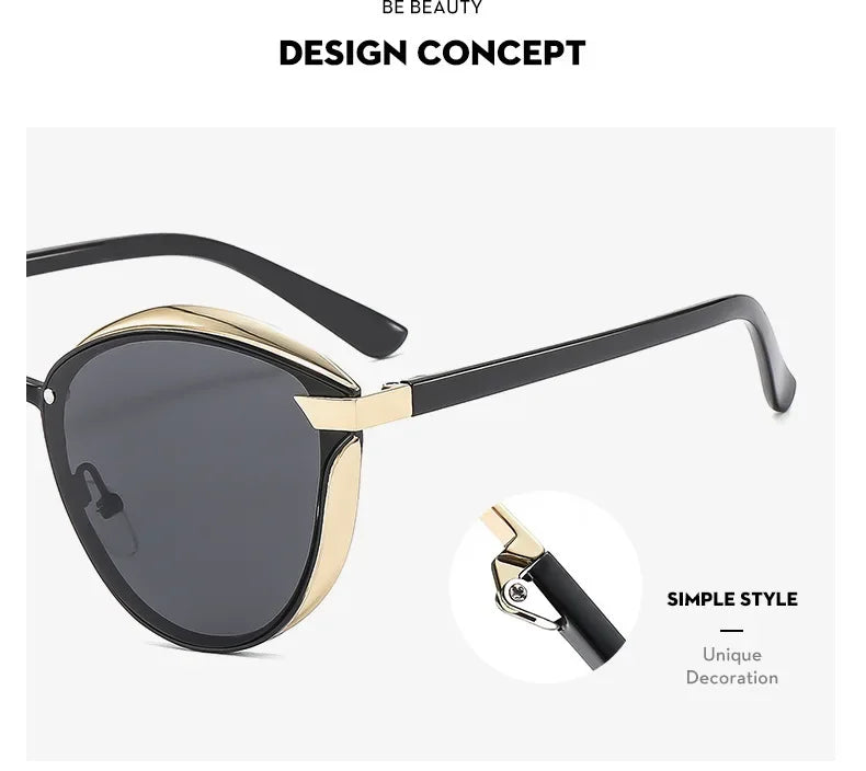Polarized Cat Eye Sunglasses for Women UV400