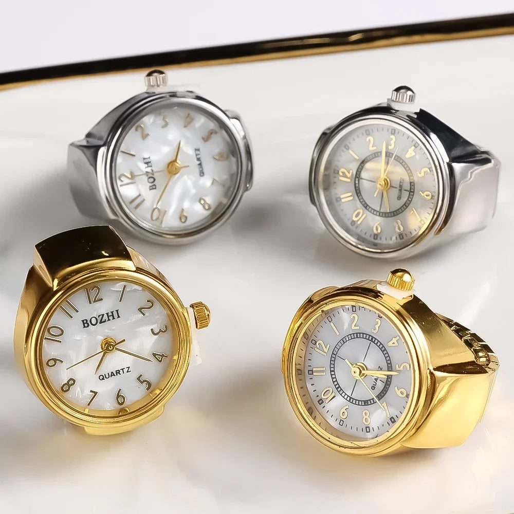 Quartz Finger Ring Watch Gift