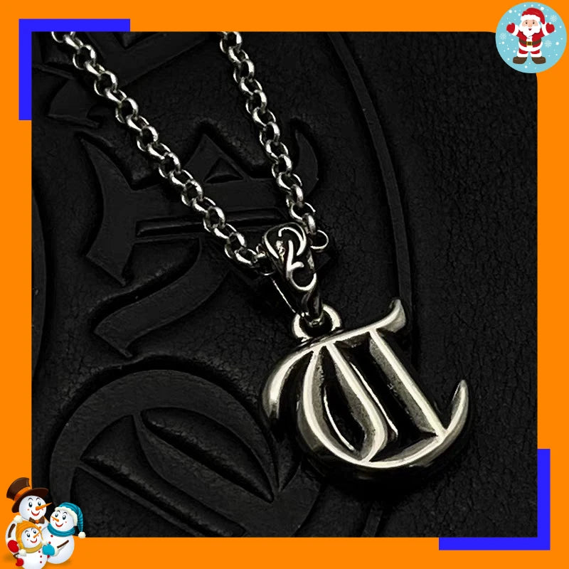 Necklace Pendant Letter Chain Jewelry