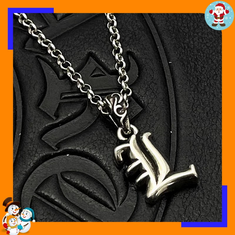 Necklace Pendant Letter Chain Jewelry