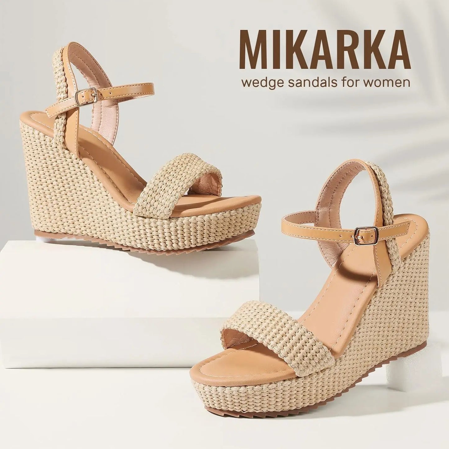 Womens Wedge Sandals Ankle Strap