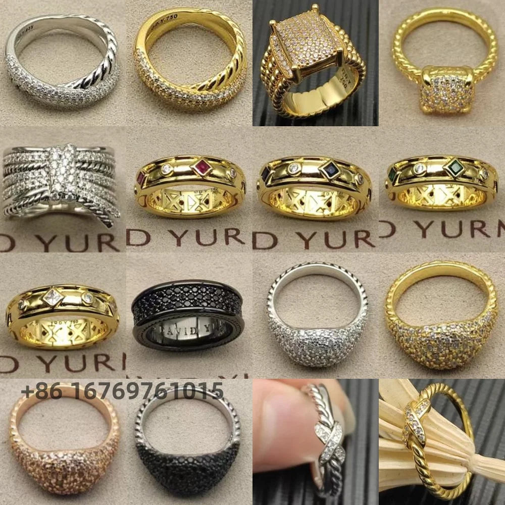 Ring Spiral Design Colored Crystal
