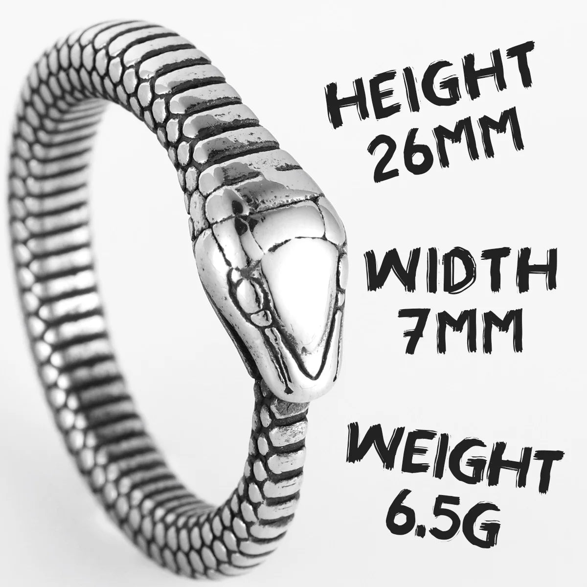 Ring  Stainless Steel Snake
