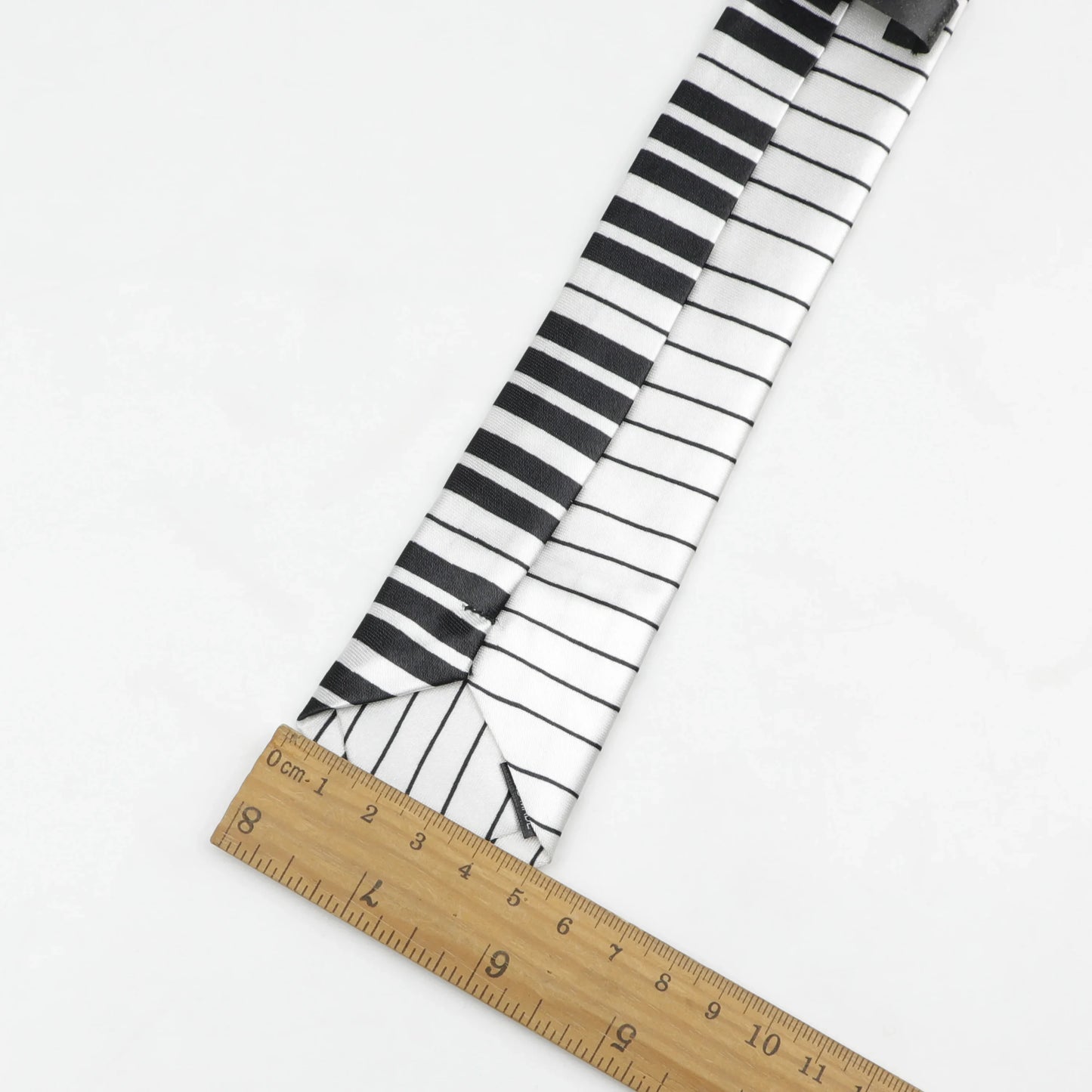 Necktie Musical Notes Printed With Piano Guitar Pattern