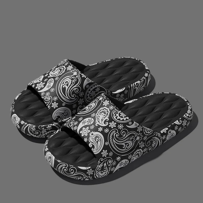 Men's Slippers Cartoon Graffiti