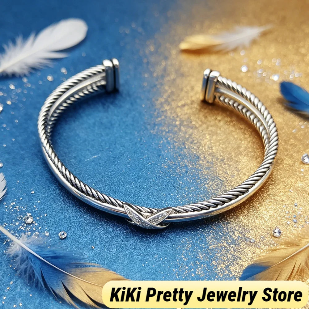 Bracelet 925 Silver Zircon