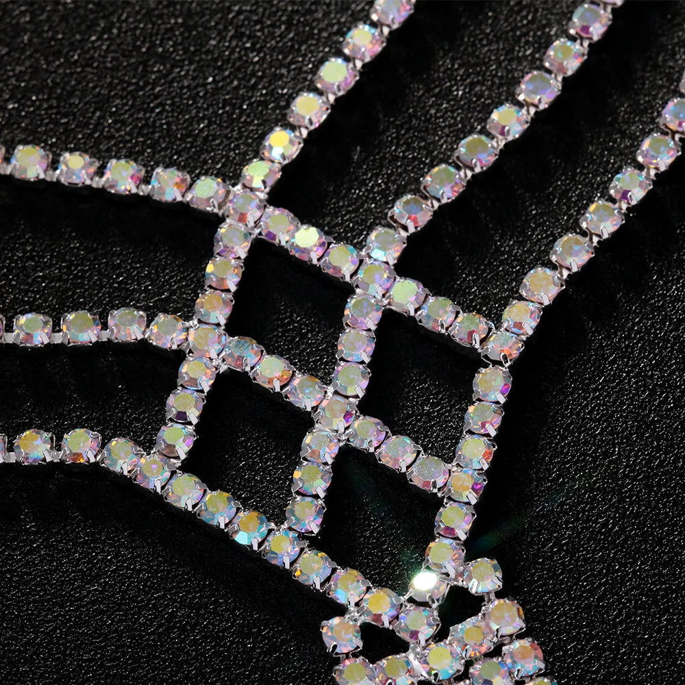 Back Chain Body Jewelry With Tassels
