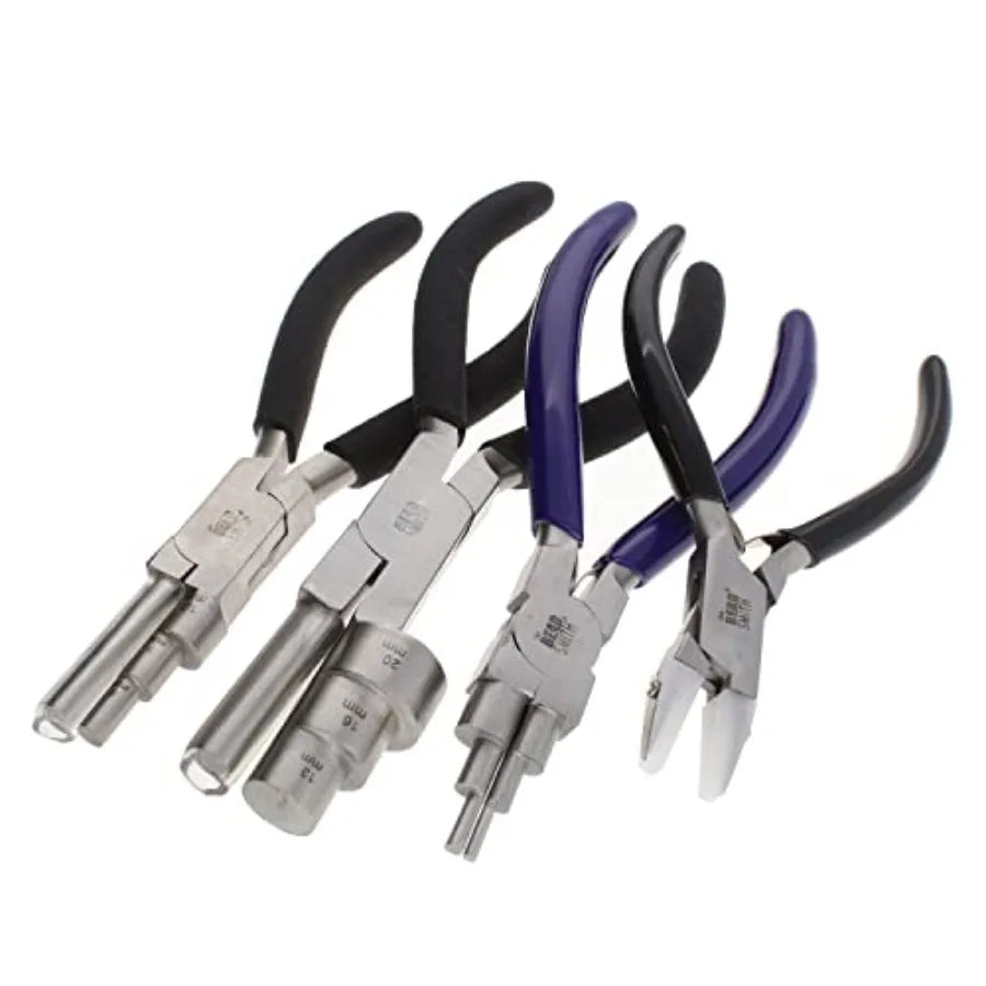 MDNG Wire Wrapping Pliers Set With Double Nylon Jaw Pliers