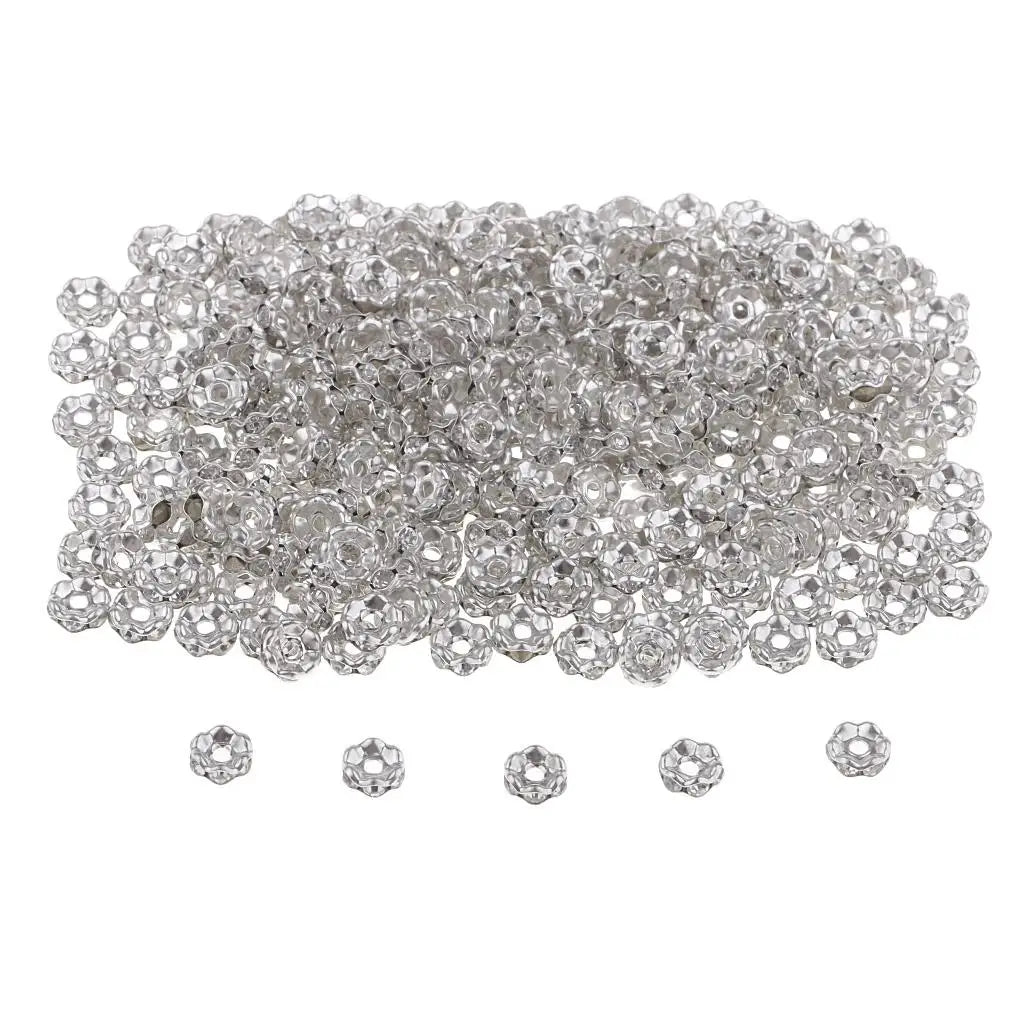 Crystal Rondelle Spacer Beads Jewelry Making 300 Pieces