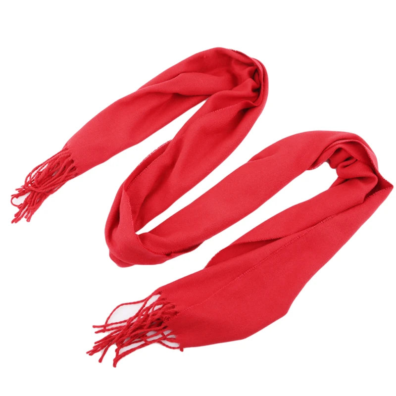 Scarf Wool Winter Warm Cashmere Thickened Tassels