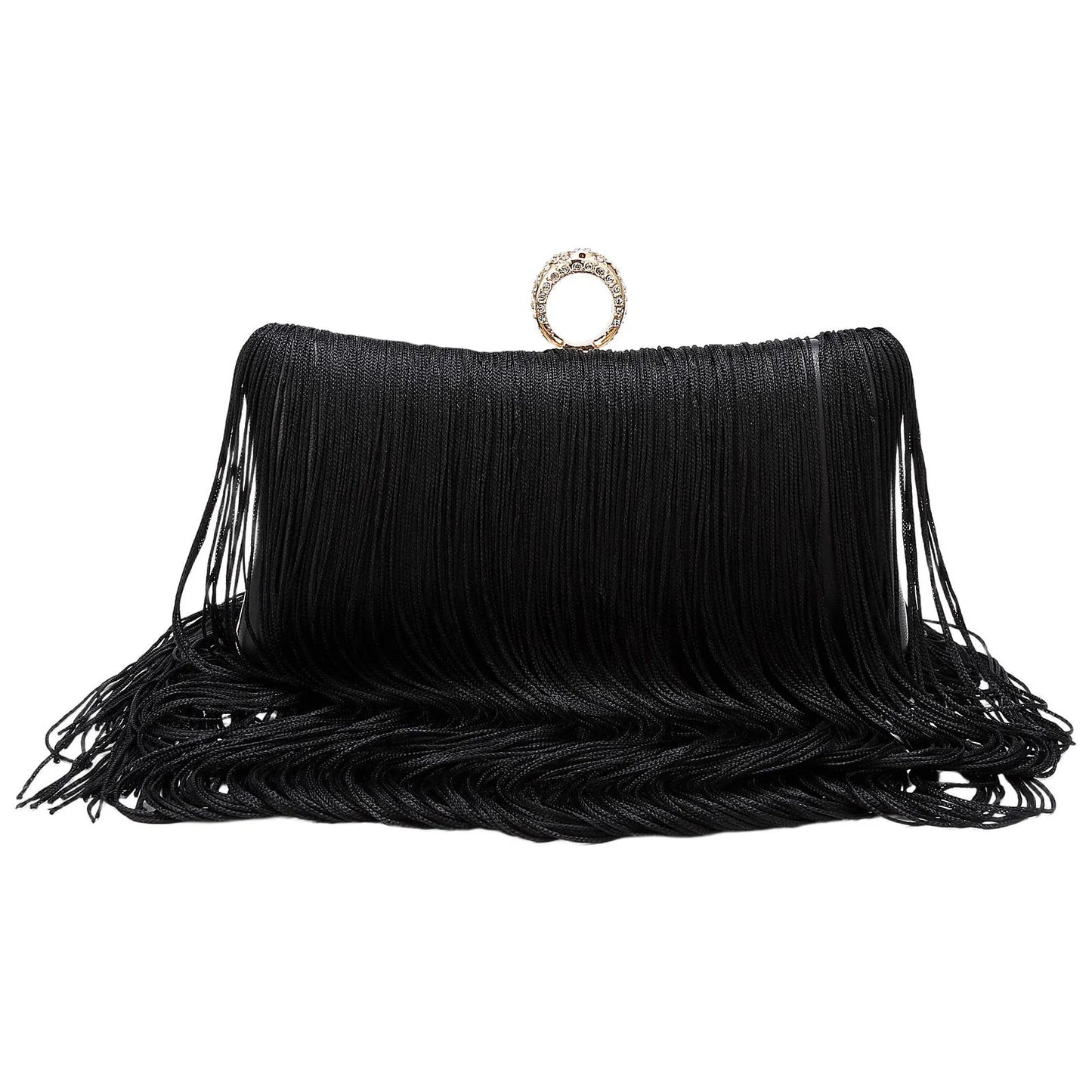 Evening Tassel Beaded Clutch Bag For Women Crossbody Party