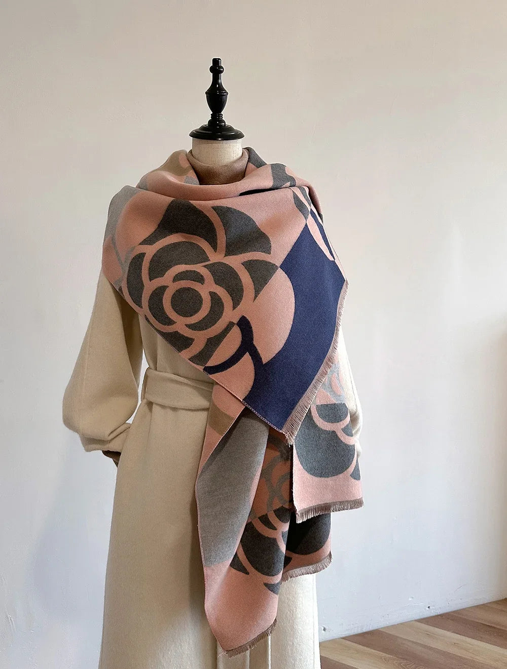 Shawl Floral Scarf Wrap